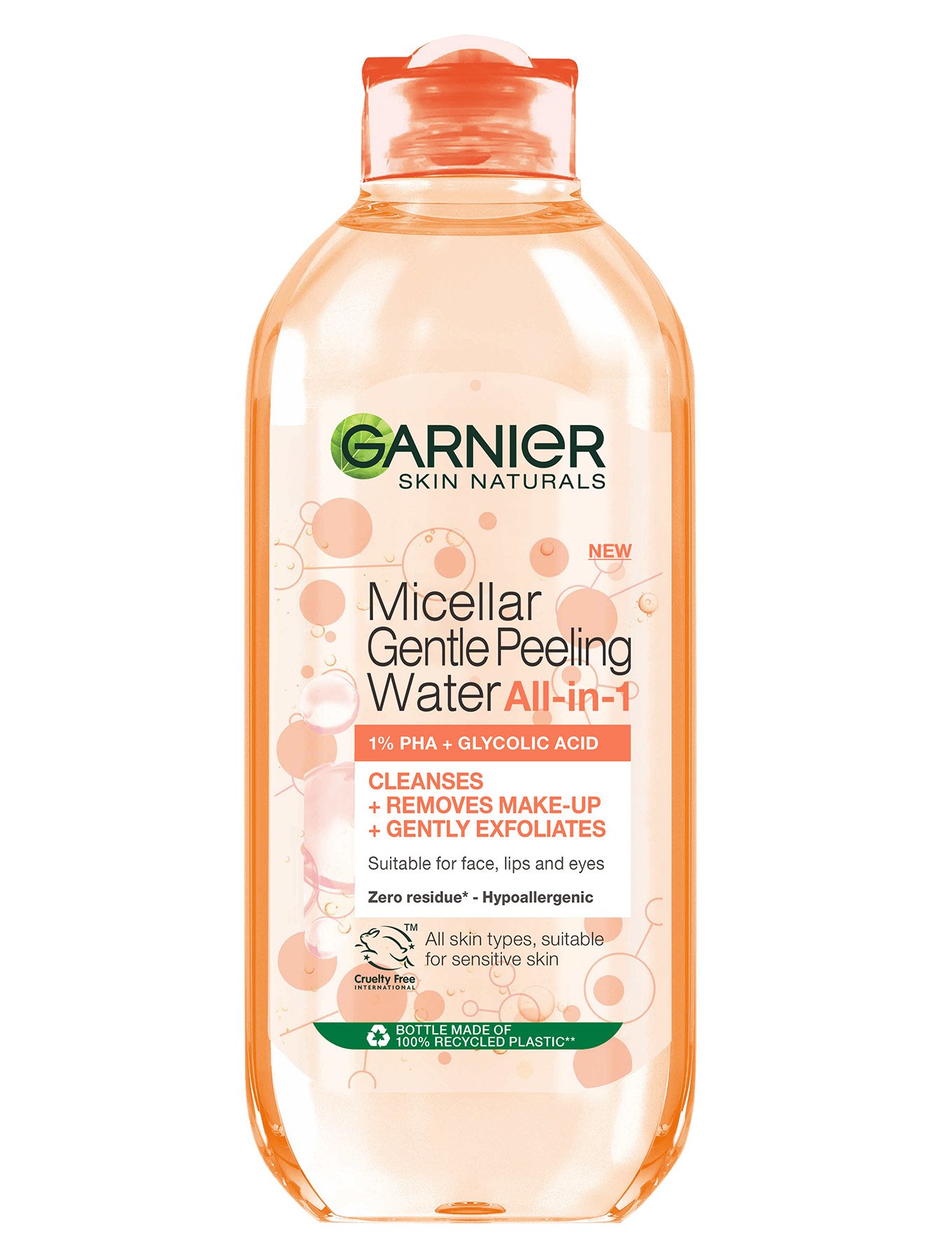 Micelarna voda z učinkom nežnega pilinga 400ml